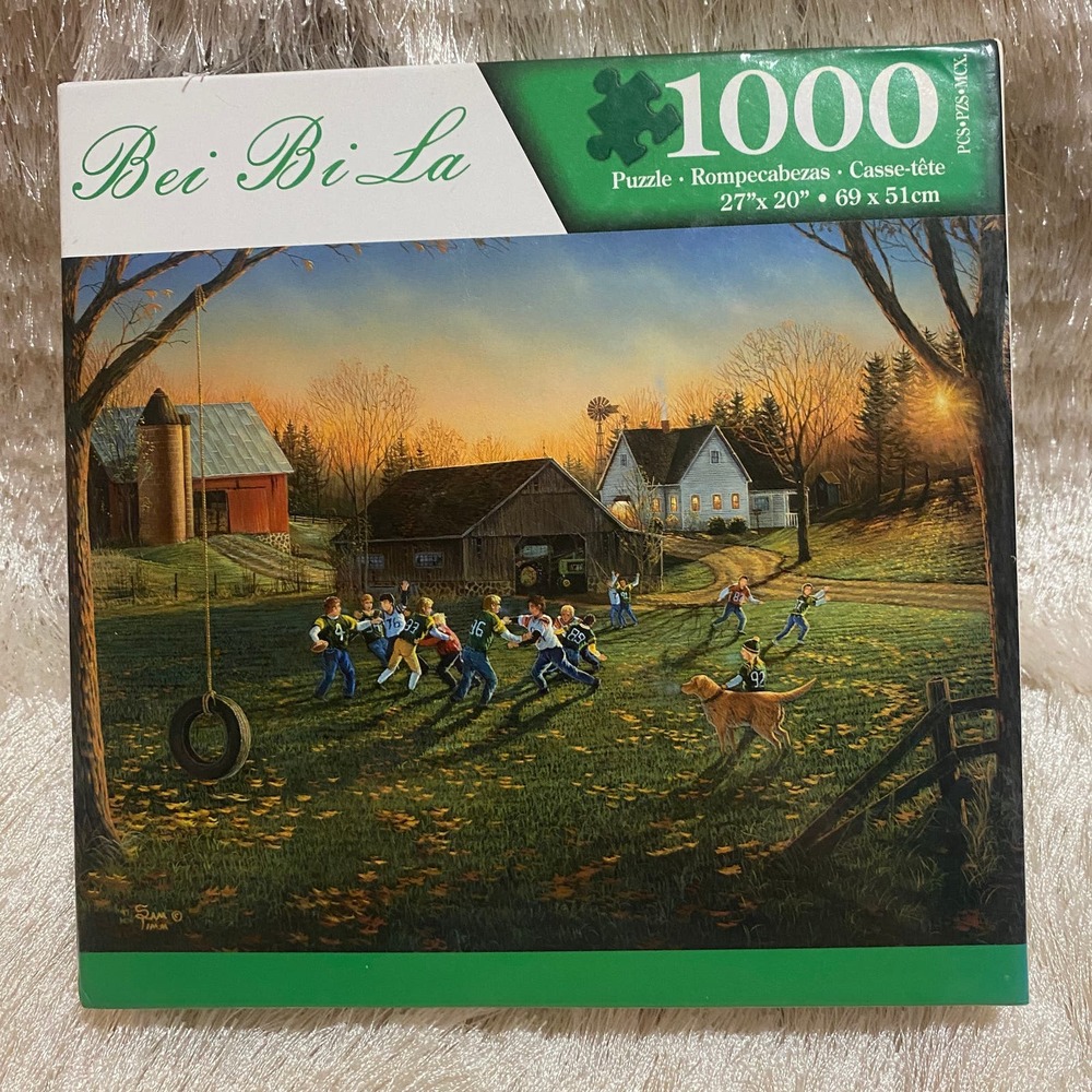 1000 PC Classic Cars Barnyard Gems Jigsaw Puzzle 🧩 Great Gift!